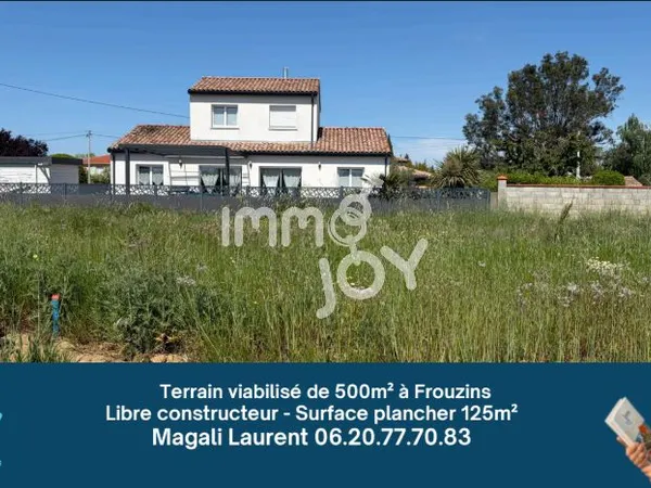 Terrain 500 m² Frouzins