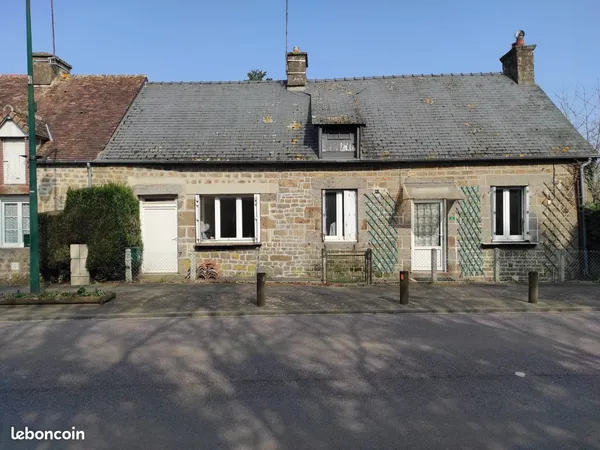 Maison en pierre 55 m² - Terrain 500 m² - 96 000
