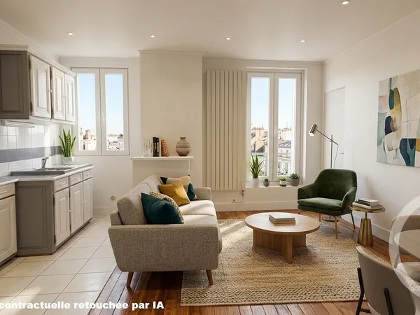Appartement 2 pièces 34 m²