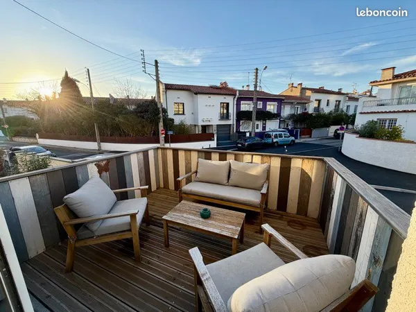 Bel F4 rénové, Perpignan La Lunette, avec terrasse et stationnement