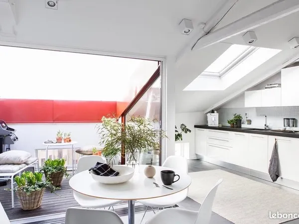 Appart. à louer (± 90m²) - 2 Ch. à coucher av. Dressing
