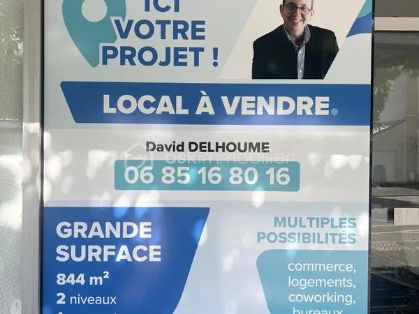 Fonds de commerce 15 pièces 844 m²