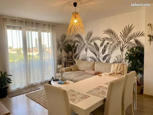 T4 69m2 balcon, loggia, cave