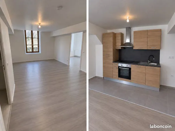 Appartement 3 pièces centre ville refait à neuf
