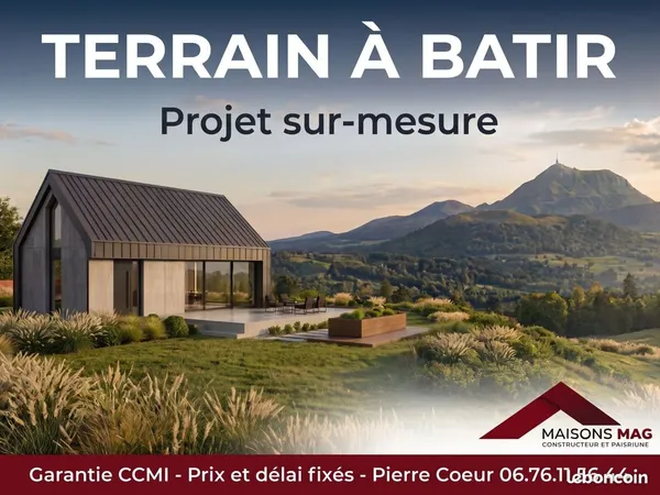 Terrain à bâtir de 488 m² à ROMAGNAT (63)