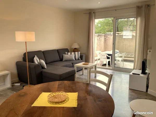 T2 avec terrasse- meublé confortable- Quartier des Dunes-Pont Neuf
