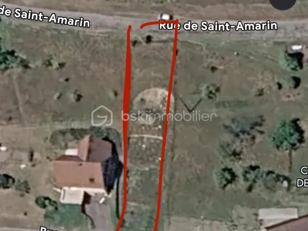 Terrain 614 m²