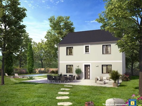 Terrain + maison 122 m²