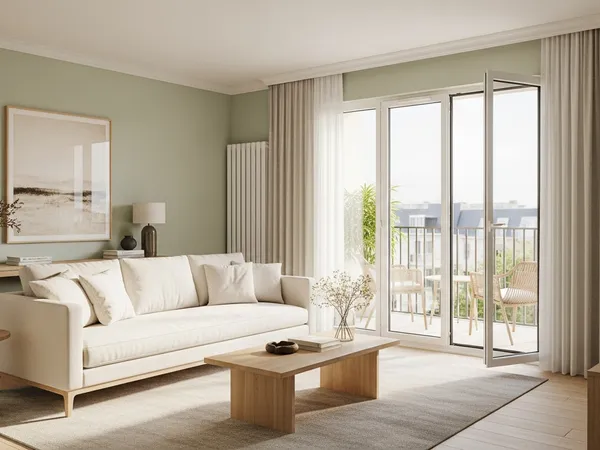 4 PIÈCES de 80.17m² + UN BALCON + PARKING - LE CRÈS