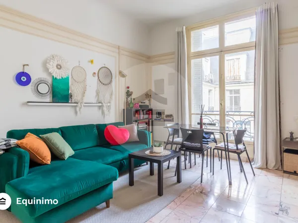 Studio 32,65m2 calme et lumineux situé à 230m du métro Georg