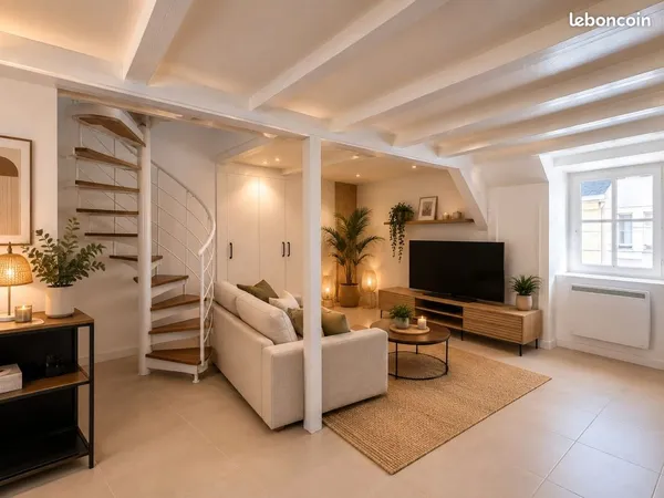 Appartement 2 pièces en duplex meublé et équipé