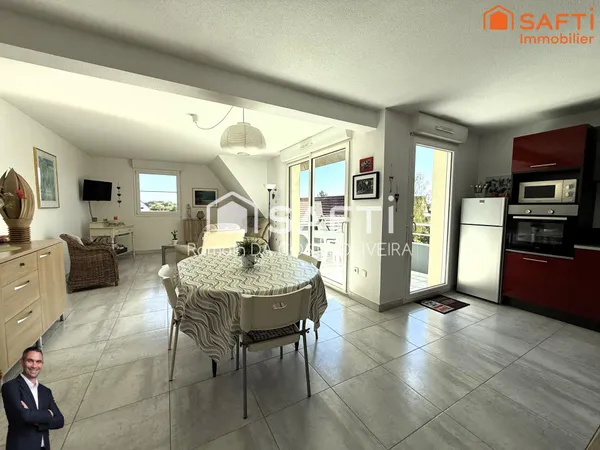Superbe appartement de 3 pièces disposant de deux terrasses et d'un garage !