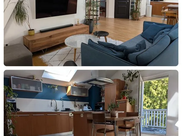 Bas-Rebberg - T2+mezzanine 70m²+12m², terrasse 15m², AUCUN voisin dessus/dessous