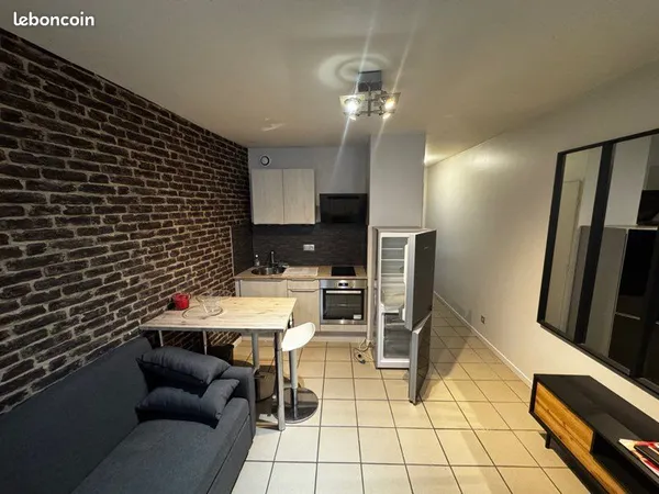 À louer, T2 meublé de 28 m2