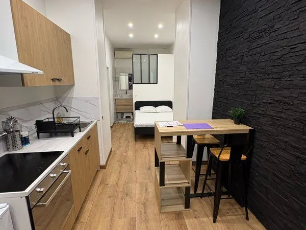 Studio meublé 26 m² - Nice Riquier/Port - Bail étudiant jusqu'au 31/05/2027