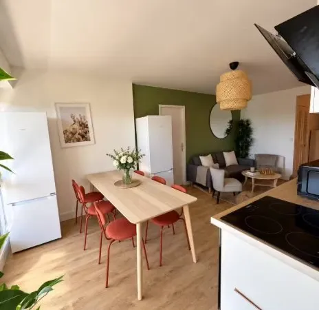 CHAMBRE PROCHAINEMENT DISPONIBLE EN COLOCATION - NANTES - SUPERBE T6 MEUBLÉ DE 105 M² AVEC BALCON ET
