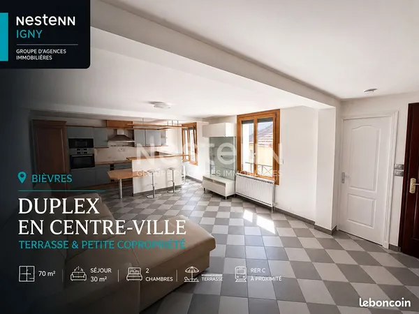 Duplex 4 pièces 70 m²