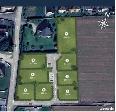 Terrain 500 m² Boeil Bezing