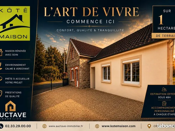 Propriété 6 pièces 110 m²