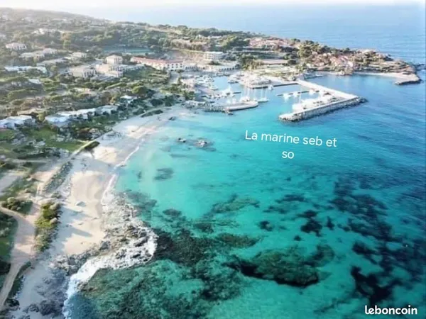 Location au mois CORSE entre Calvi et ile Rousse appartement marine de Sant'Ambroggio 5 min plage