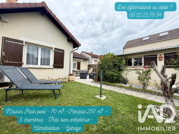 Maison de plain-pied 4 pièces 70 m²
