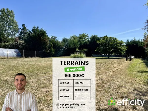 Terrain 1227 m²