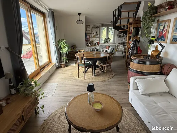 Duplex 3 pièces 80 m²