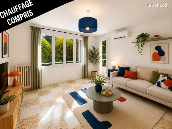 Appartement 3 pièces 55 m²