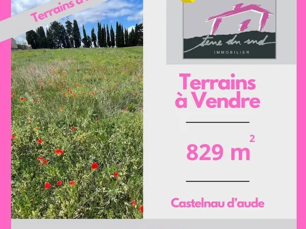 Terrain 829 m²