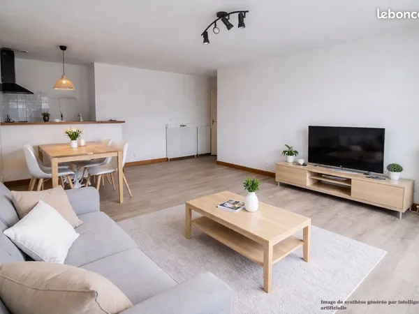 Appartement T4 spacieux et lumineux