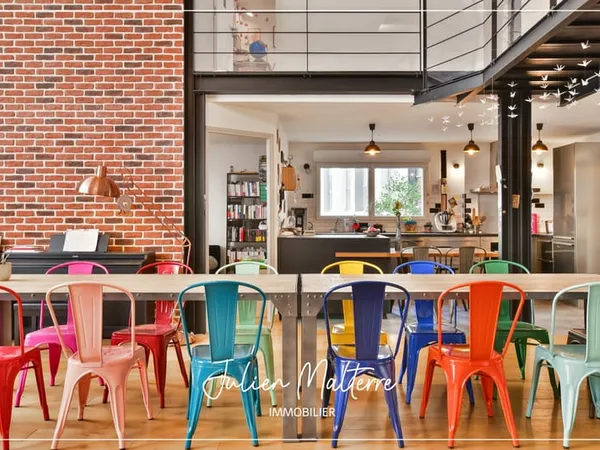 SAINT ETIENNE (42) - Exceptionnel LOFT de 165 m² avec 5 chambres et garage - Quartier Tréfilerie