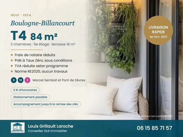 Appartement 4 pièces 84 m²