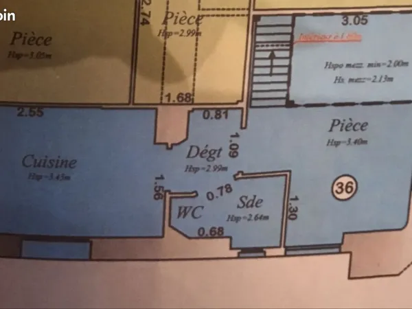 Vente studio de 20m2