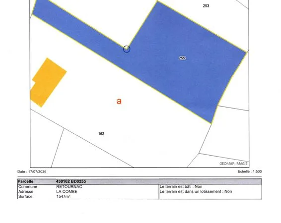 Terrain constructible