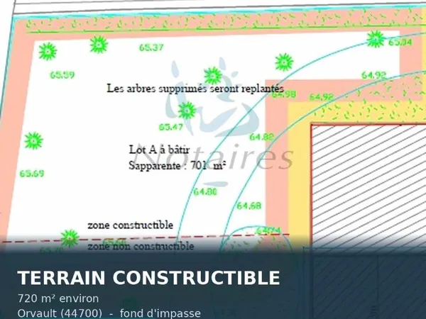 Terrain 716 m²