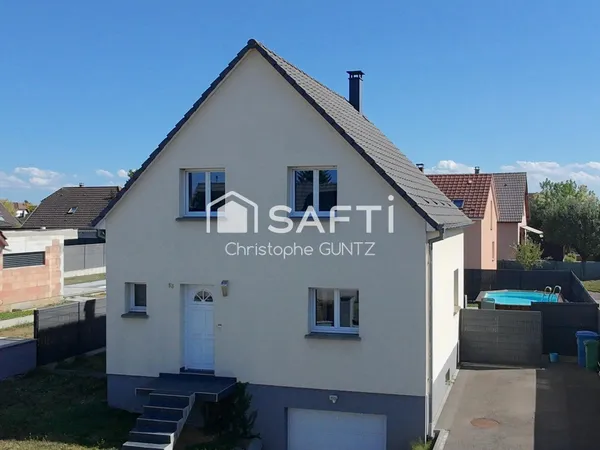 Maison moderne de 87 m² avec jardin - Kingersheim