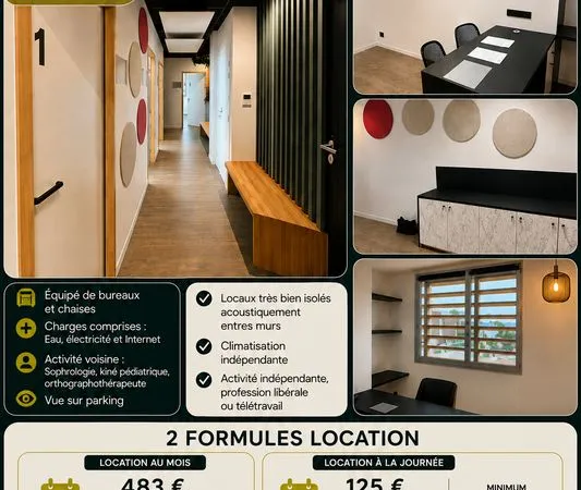 A louer bureau 14 m2