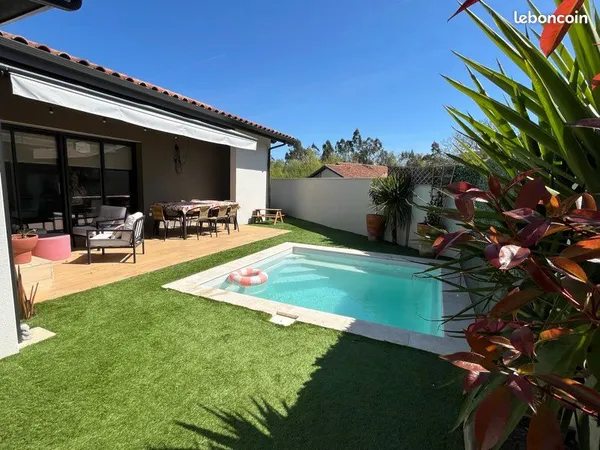 Maison moderne avec piscine - Angresse