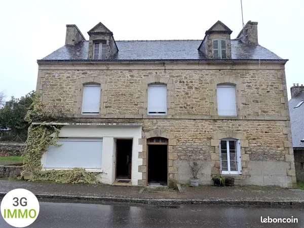 Saint-nicolas-des-eaux - ensemble immobilier en bordure du blavet - beau potentiel