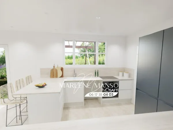 Maison familiale renovée avec jardin + garage