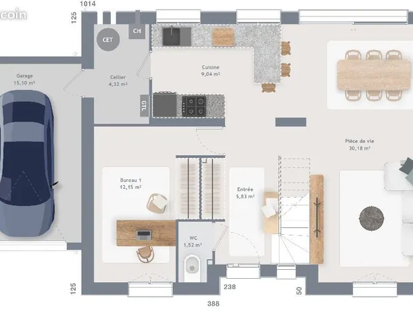 Maison 6 pièces 120 m²