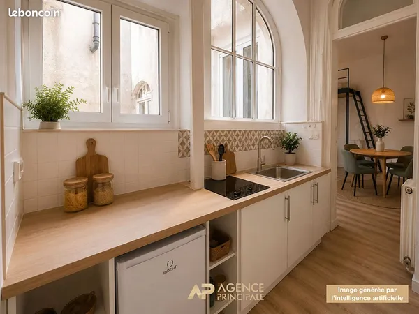 Studio 1 pièce 29 m²