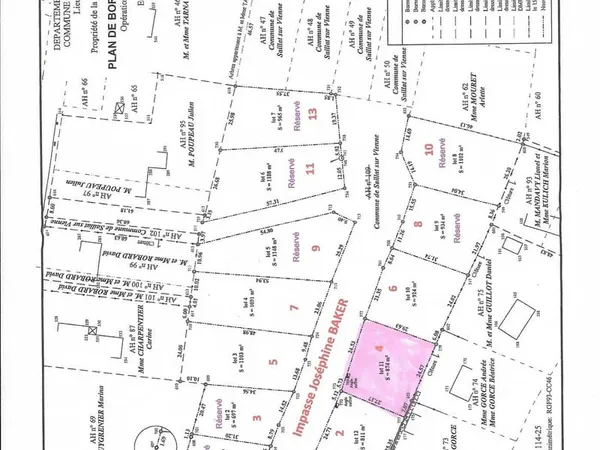 À VENDRE - TERRAIN A BATIR DE 811 m² à SAILLAT-SUR-VIENNE