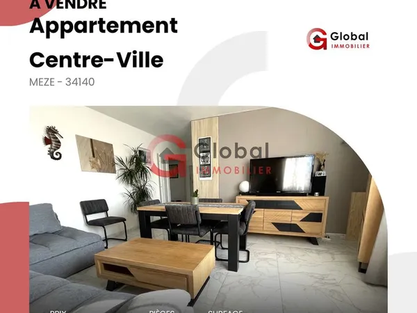 Appartement 2 pièces 53 m²