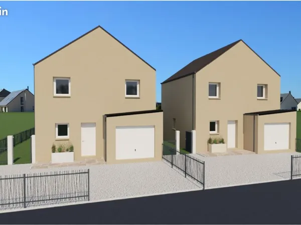 Maison NEUVE 5 pièces avec jardin et garage Martinvast/Cherbourg