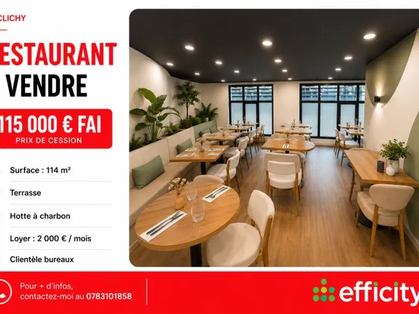 Fonds de commerce 114 m²