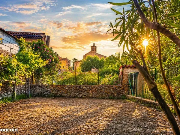 🌿 à louer - jardin de détente & potager à figanières 68m2 avec cabanon - vue magnifique sur le cloch