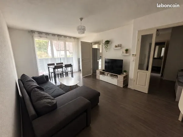 F2 de 44,99m² avec balcon, parking privatif et cave à Oberhoffen-sur-Moder