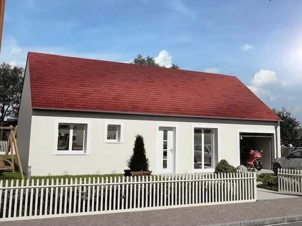Maison Plain Pied - 3 ch - 83 + Terrain 1080 m2