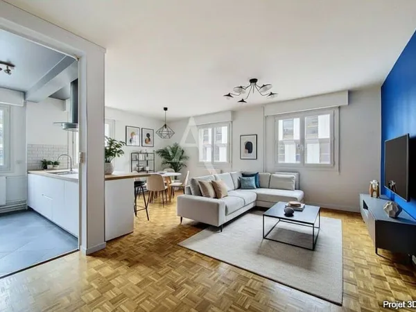 Appartement 3 pièces 76 m²